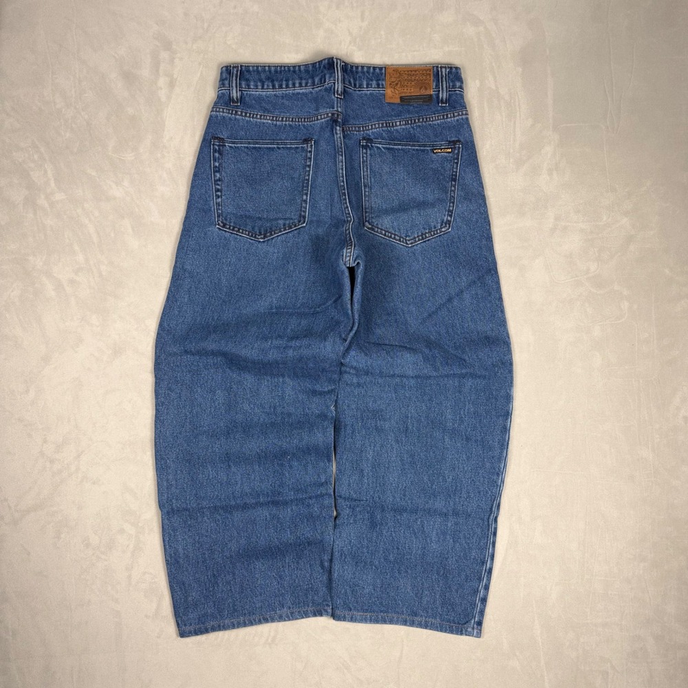 Y2K Mens Volcom Billow Loose Baggy Skate Streetwear Jeans 29
